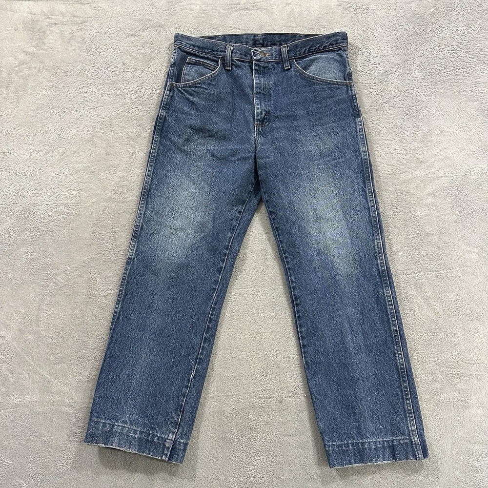 Rustler Jeans Men's 34 x 29* Straight Leg Western Y2K Blue Denim 100% Cotton